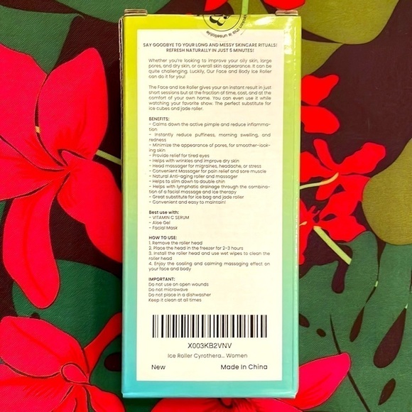 Brand New Ice Roller & Gua Sha Facial Tools Skin Care Set Cryotherapy Anti-Aging - Picture 5 of 9